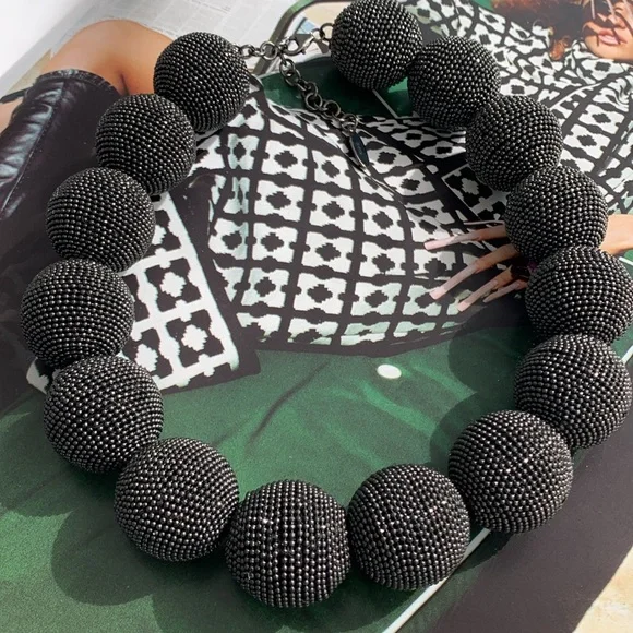 🔥❤️🔥❤️ Brunello Cucinelli Molini Bead Necklace NWOT🔥❤️🔥❤️ - Picture 10 of 11